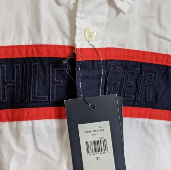 Tommy Hilfiger Boys Button DOWN shirt 3T - Picture 5 of 7